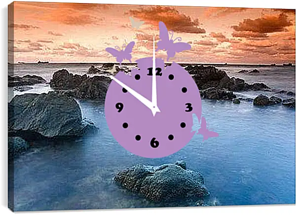 Часы картина - Побережье
