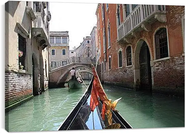 Постер на подрамнике - Прогулка на гондоле
