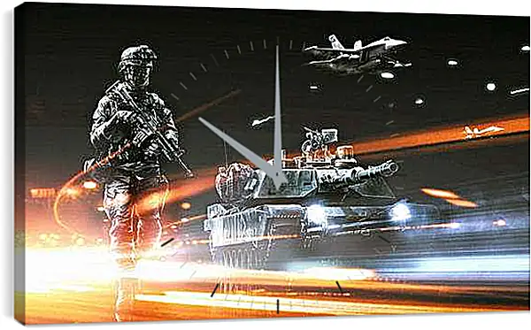 Часы картина - Battlefield 3