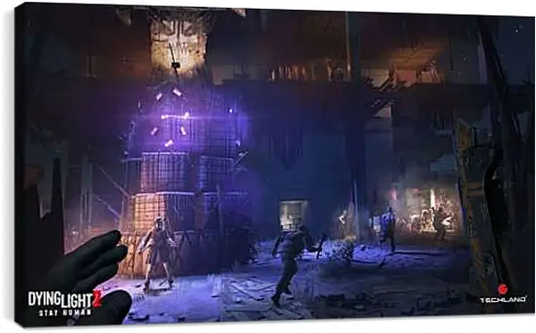 Постер на подрамнике - Dying Light 2: Stay Human