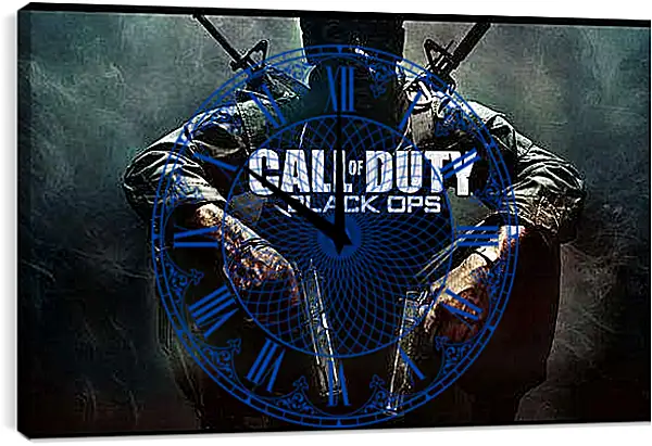 Часы картина - Call Of Duty: Black Ops