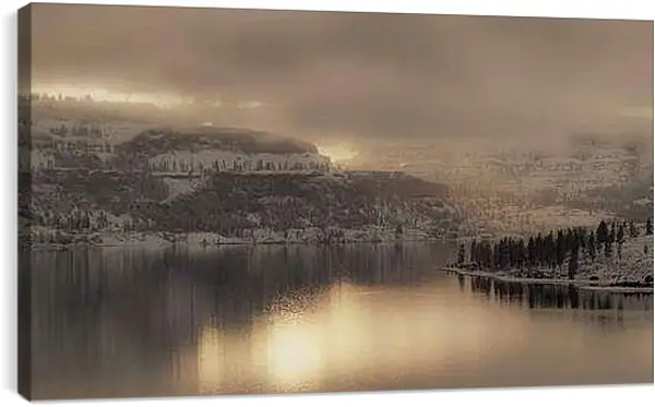 Постер на подрамнике - Зима