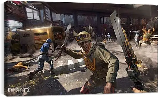 Постер на подрамнике - Dying Light 2: Stay Human