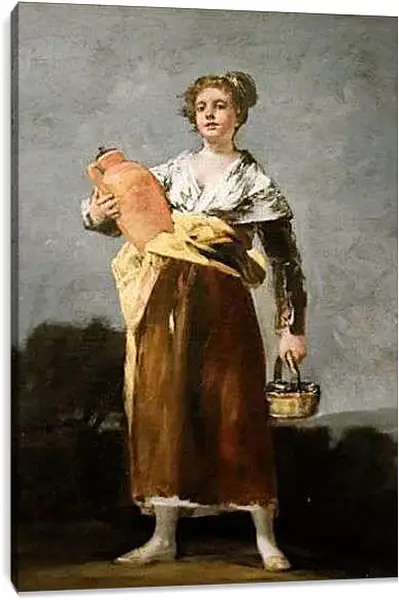 Постер на подрамнике - The water carrier. Франсиско Гойя