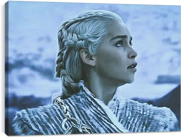 Постер на подрамнике - Дейeнерис. Игра престолов