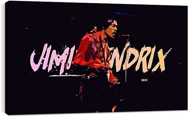 Постер на подрамнике - Джими Хендрикс. Jimi Hendrix