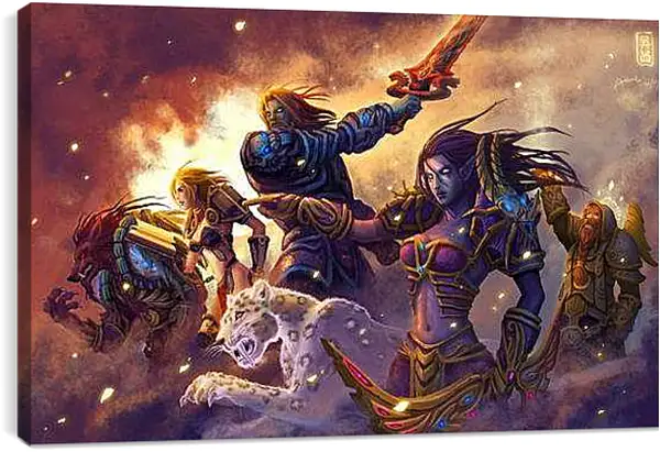 Постер на подрамнике - World Of Warcraft