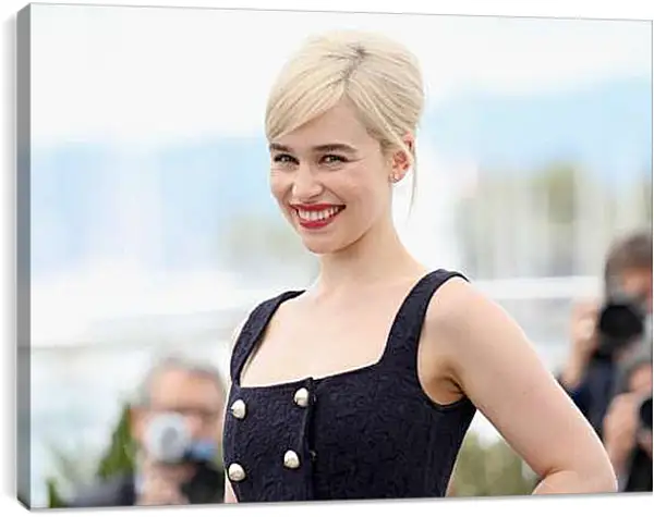 Постер на подрамнике - Эмилия Кларк. Emilia Clarke