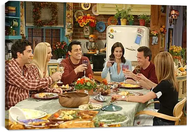 Постер на подрамнике - Друзья. Friends