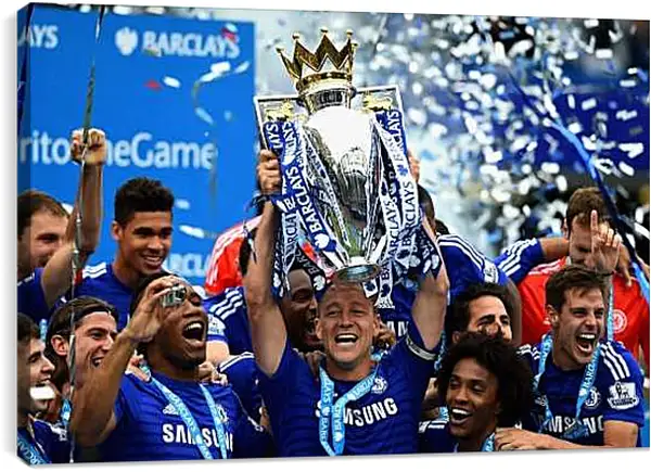 Постер на подрамнике - Победа в АПЛ. ФК Челси. FC Chelsea