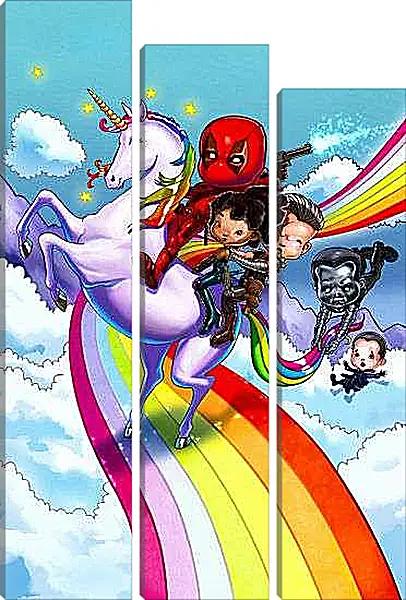 Модульная картина - Дэдпул 2