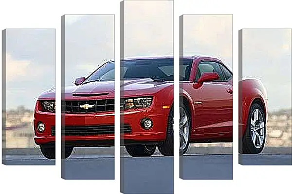 Модульная картина - Шевроле камаро