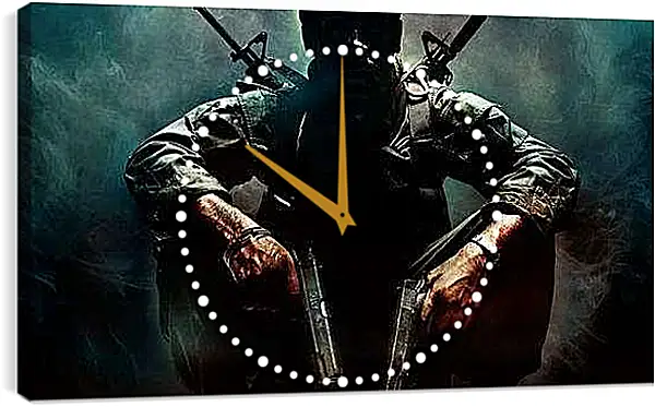 Часы картина - Call Of Duty: Black Ops
