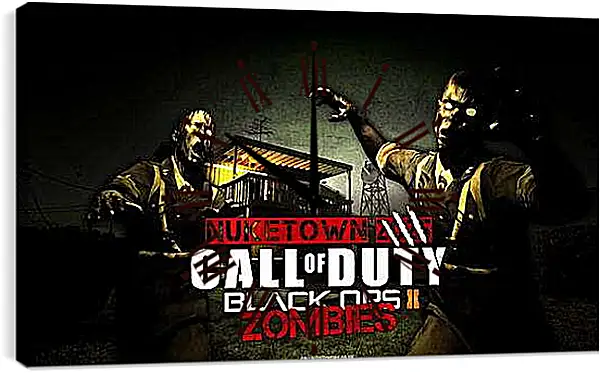 Часы картина - Call Of Duty: Black Ops II