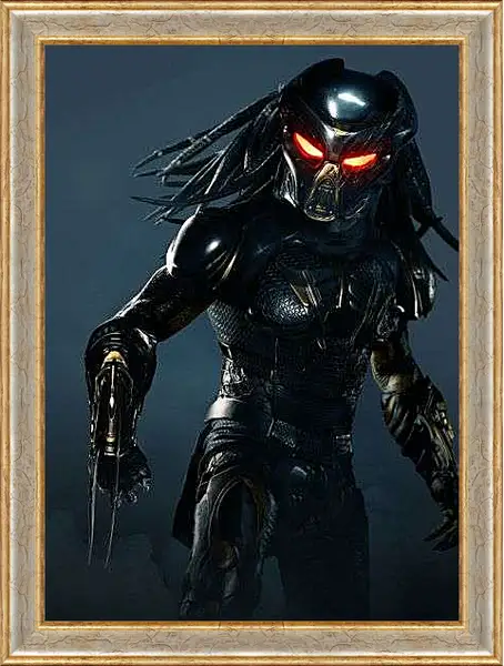 Картина в раме - Хищник в боевой готовности