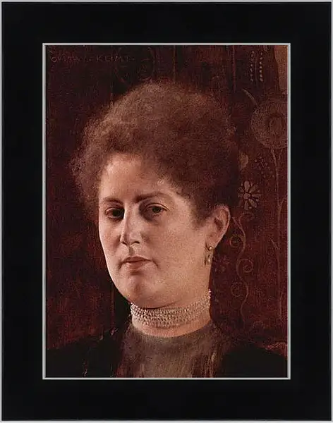 Картина в раме - Damenbildnis. Густав Климт