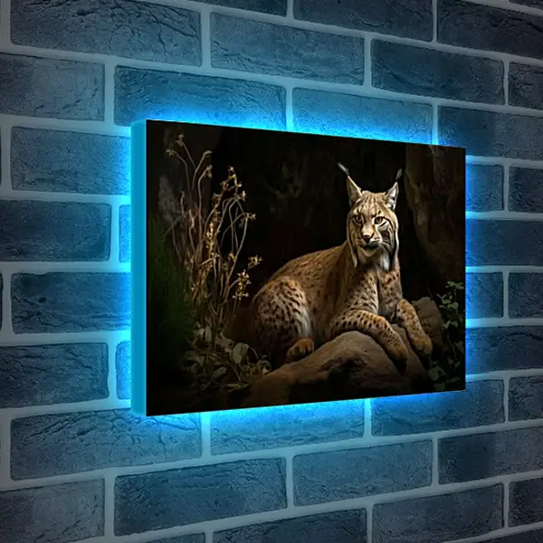Лайтбокс световая панель - Рысь