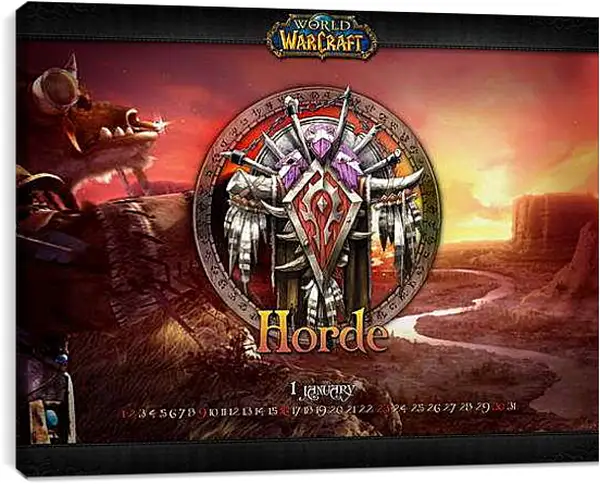 Постер на подрамнике - World Of Warcraft