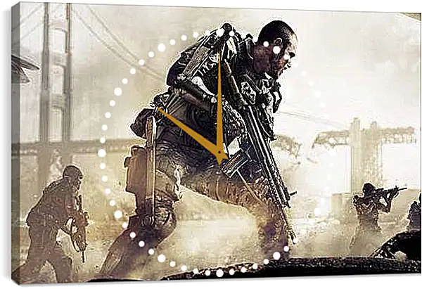 Часы картина - Call Of Duty: Advanced Warfare