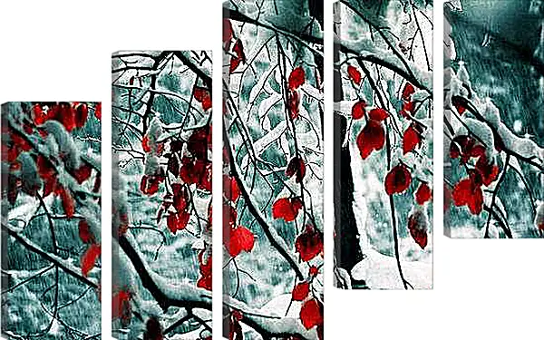 Модульная картина - Зима