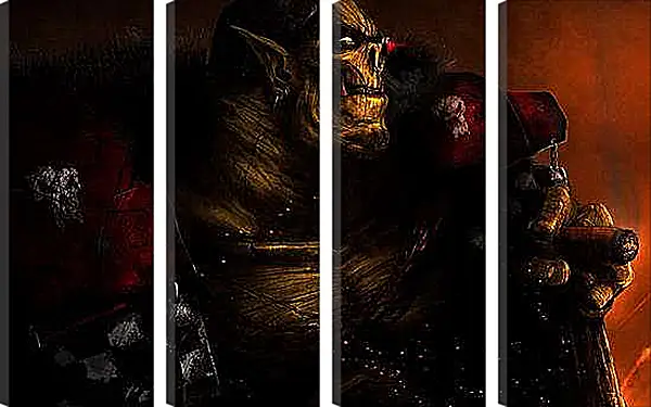 Модульная картина - Warhammer