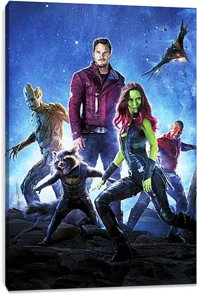 Постер на подрамнике - Стражи Галактики