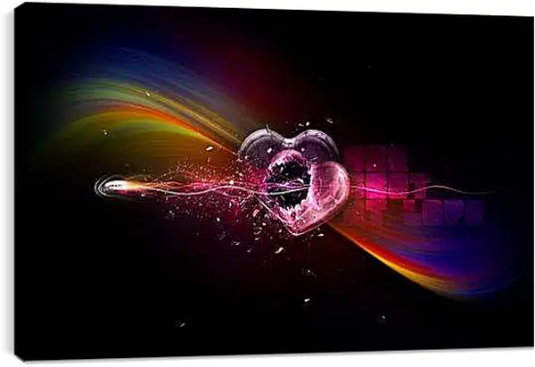 Постер на подрамнике - Любовь