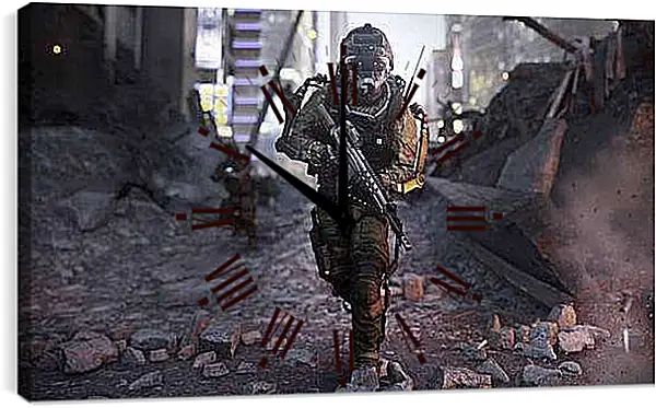 Часы картина - Call Of Duty: Advanced Warfare