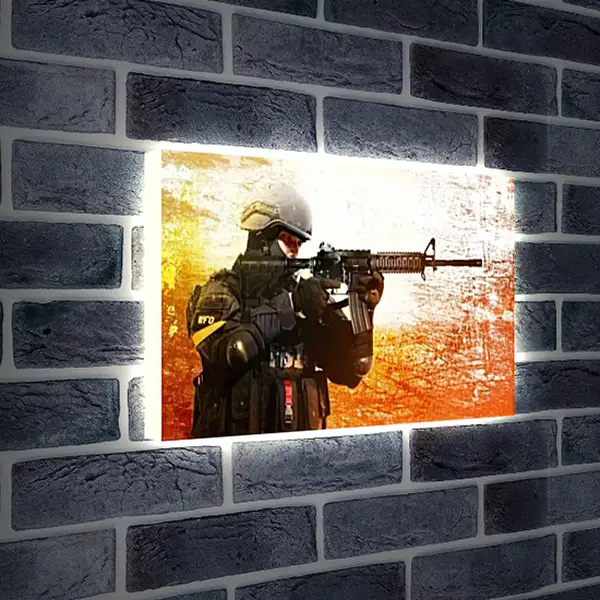 Лайтбокс световая панель - Global Offensive