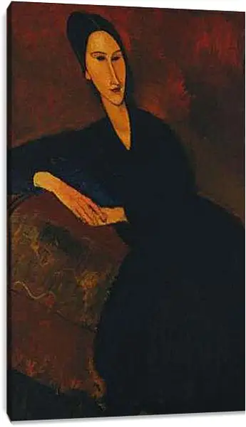 Постер на подрамнике - Anna Zborowska. Анна Зборовская. Амедео Модильяни