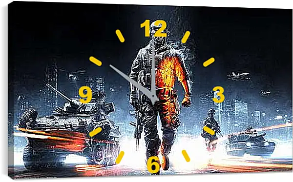 Часы картина - Battlefield 3