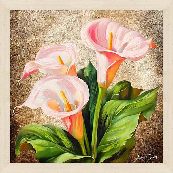 Картина в раме - Flowers 19