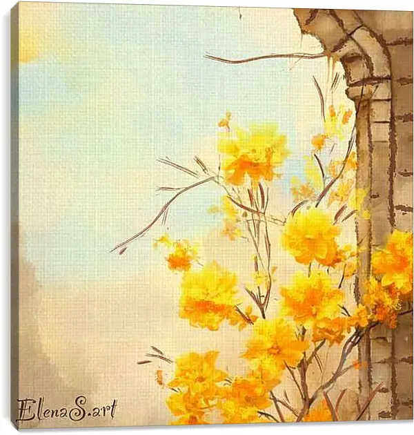 Постер на подрамнике - Flowers 27