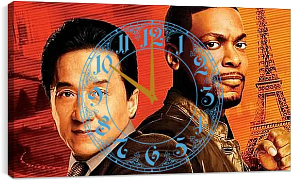Часы картина - Джеки Чан и Крис Такер. Час пик