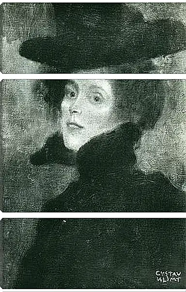 Модульная картина - Damenbildnis in Weib. Густав Климт