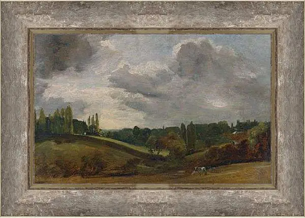 Картина в раме - East Bergholt. Джон Констебл
