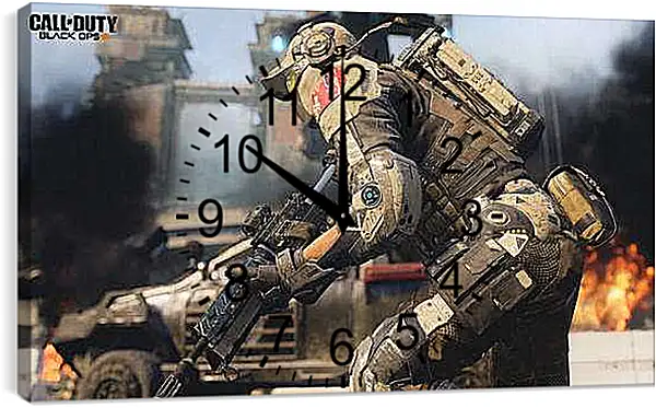 Часы картина - Call Of Duty: Black Ops III