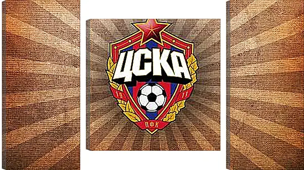 Модульная картина - Эмблема ФК ЦСКА Москва