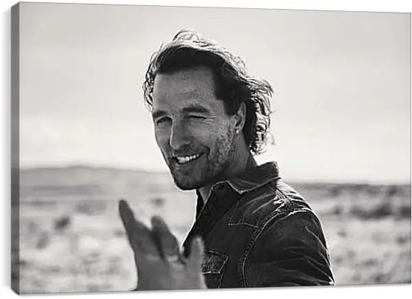 Постер на подрамнике - Мэттью Макконахи. Matthew McConaughey