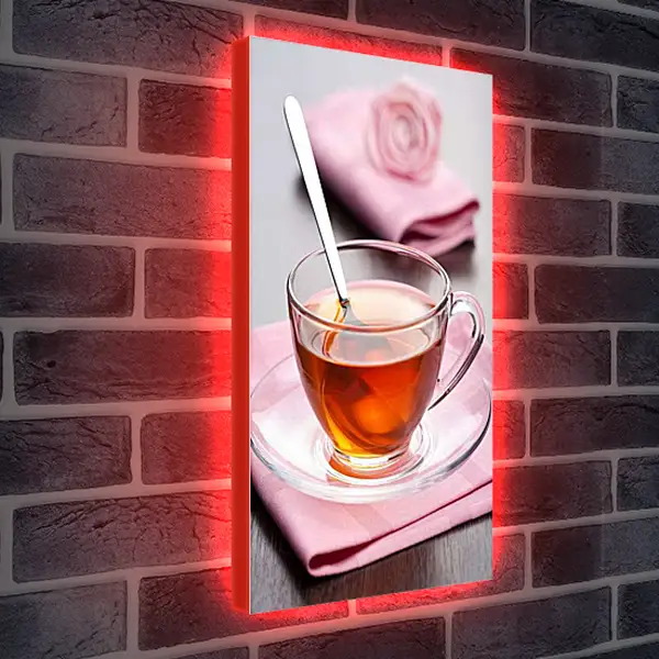 Лайтбокс световая панель - Ароматный чай. Чайная нежность.
