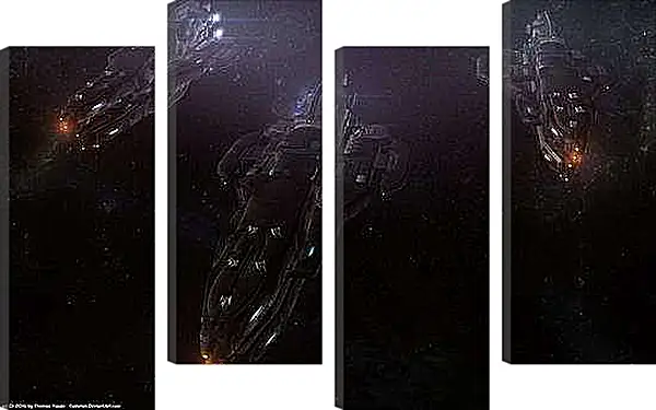 Модульная картина - Mass Effect 3