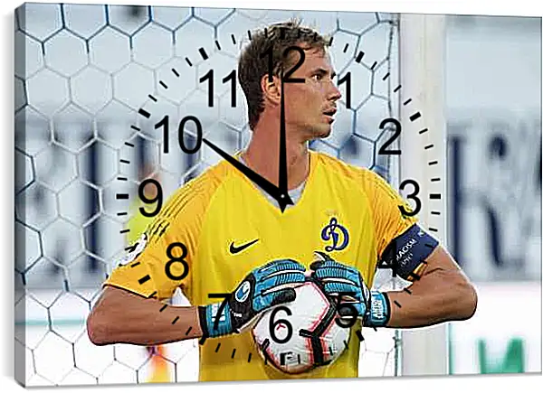 Часы картина - Антон Шунин. ФК Динамо Москва. FC Dynamo Moscow