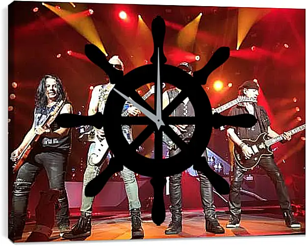Часы картина - Скорпионс. Scorpions