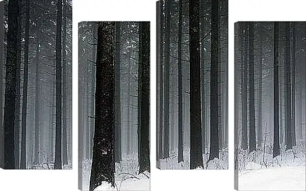 Модульная картина - Зима