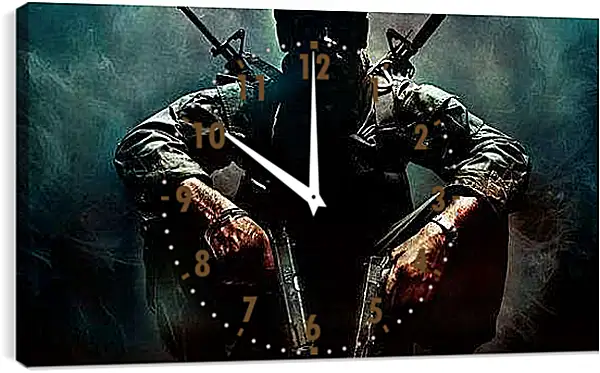 Часы картина - Call Of Duty: Black Ops