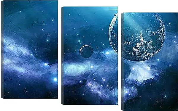 Модульная картина - Космос