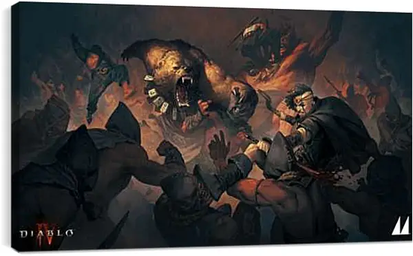 Постер на подрамнике - Diablo IV
