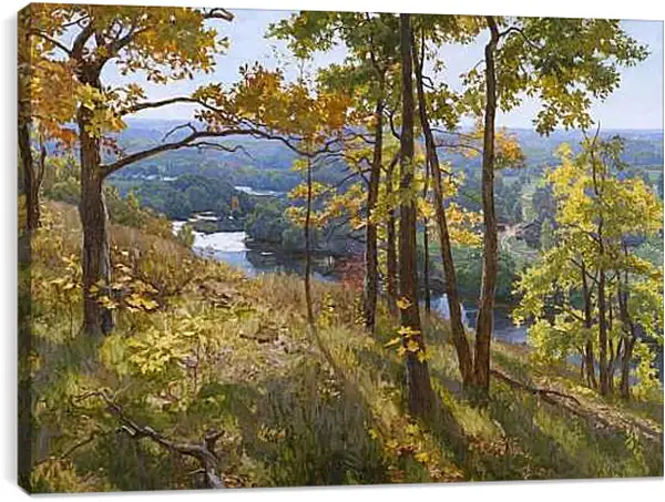 Постер на подрамнике - Шилово. Октябрь