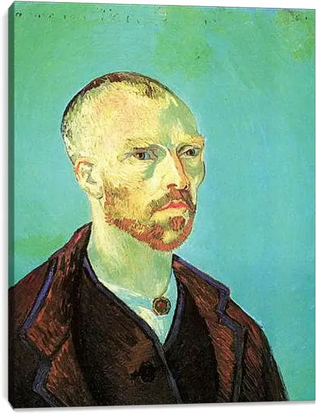 Постер на подрамнике - Self-Portrait Dedicated to Paul Gauguin. Винсент Ван Гог