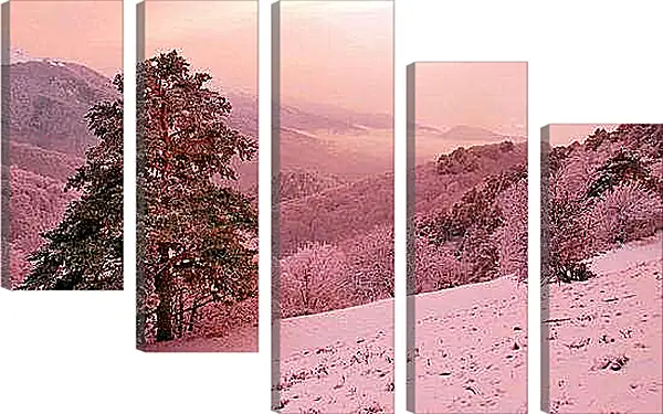 Модульная картина - Зима